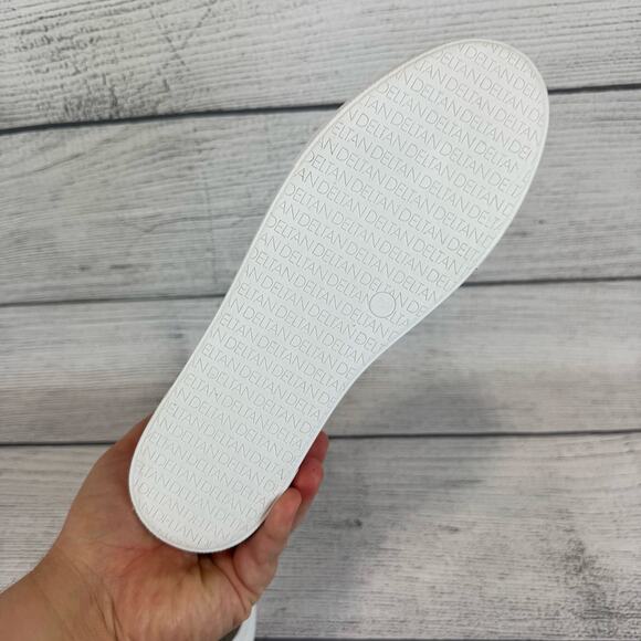 Deltan Women's Taupe Knit Carter Platform Stretch Slip On Sneakers Size 7.5 - Picture 8 of 12